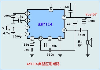 AN7114應(yīng)用電路