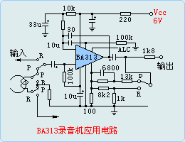 BA313應(yīng)用電路