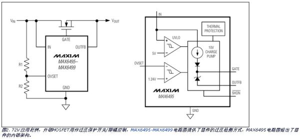 基本限壓電路的內部構造和典型應用電路