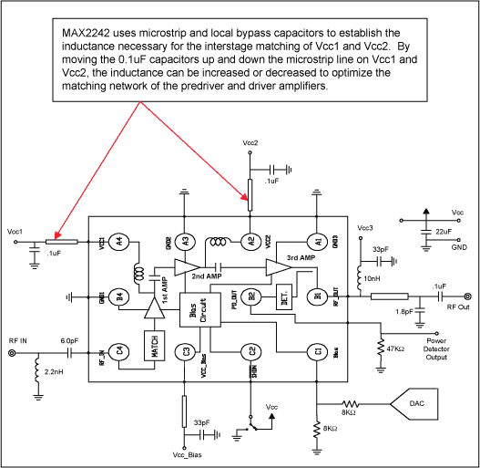 圖2. MAX2242應(yīng)用電路圖