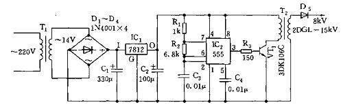 555高壓發(fā)生器電路1