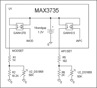 圖6. 選項(xiàng)2電路圖，分壓器