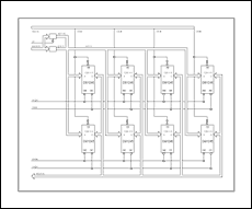 Figure 5. 1 MByte memory subsystem using NV SRAMs.