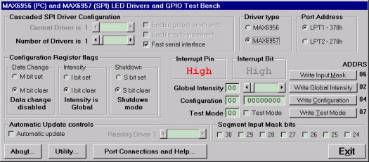 Figure 2. Program display on startup.