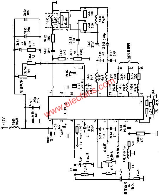 LH3565典型應用電路圖  m.1cnz.cn