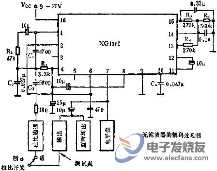 XG1011杜比B型降噪電路的應用  m.1cnz.cn