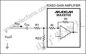 差分配置圖1A的等效電路(一半)，簡化分析 m.1cnz.cn