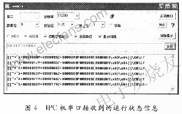 IPC機串口接收運行狀態(tài)信息 m.1cnz.cn