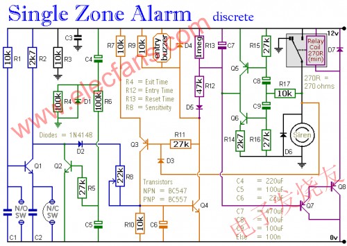 晶體管報警器 m.1cnz.cn