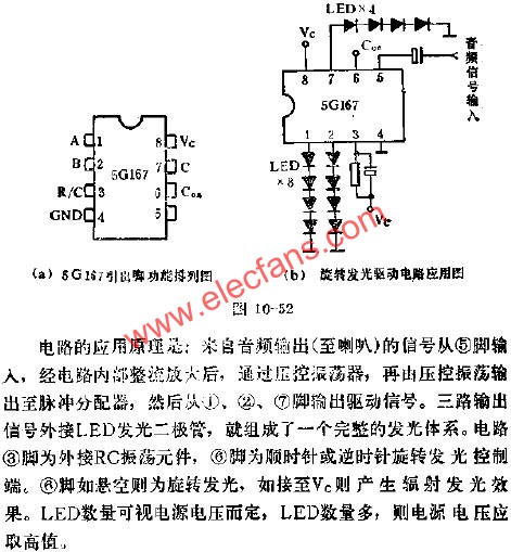 5G167引腳功能及典型應用電路圖  m.1cnz.cn