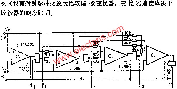 四位A/D轉換器電路圖  m.1cnz.cn