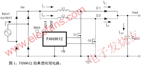 FAN9612典型應用電路 m.1cnz.cn