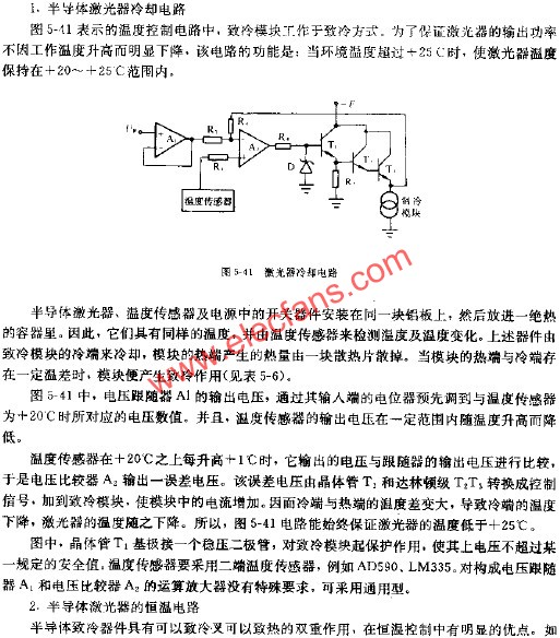 半導體激光器冷卻電路 m.1cnz.cn