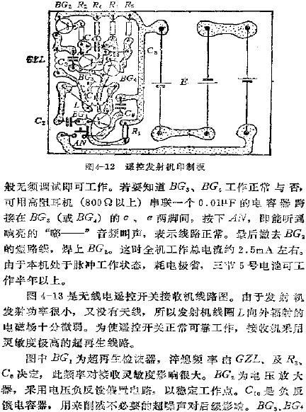 遙控開關發射機印制板