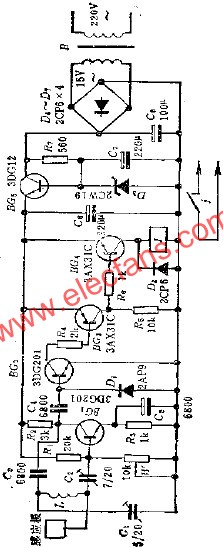 感應開關電路  m.1cnz.cn