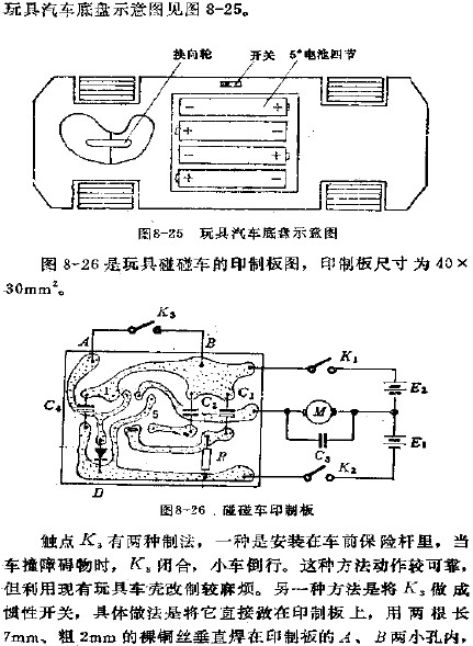 玩具汽車底盤示意圖