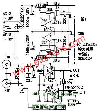 純直流HIFI耳機放大器電路   m.1cnz.cn