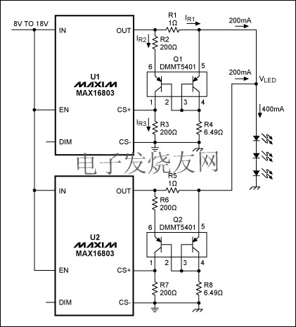 LED驅動器電流檢測電平轉換器 m.1cnz.cn