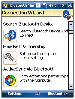 Windows Mobile pairing procedure