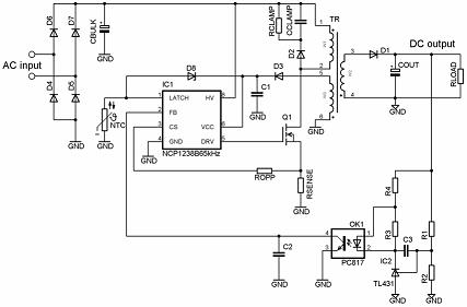 NCP1238典型應用電路圖