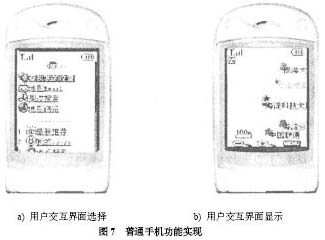 普通手機(jī)功能實(shí)現(xiàn)