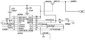 采用的AD421和HT2012的外圍電路圖