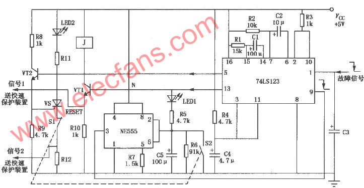 電源故障暫保護與死保護電路 m.1cnz.cn