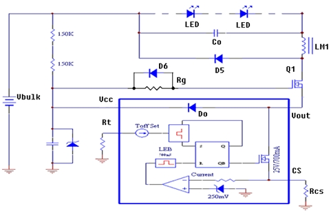 基于BP2808實現高效能LED照明電源設計(電子工程專輯)