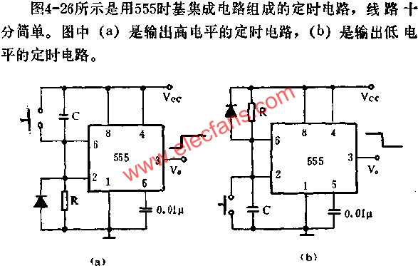 時基集成電路組成定時電路圖 m.1cnz.cn