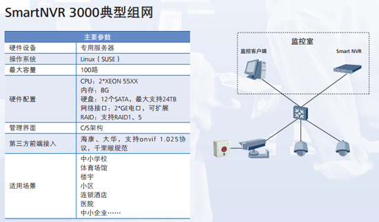 SmartNVR 3000典型組網