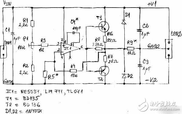 如何使用音頻放大器進行電壓分割