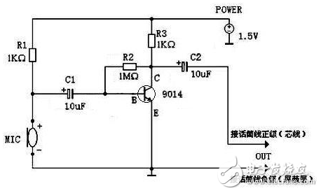 駐極體話筒工作原理,高靈敏度麥克風(fēng)電路