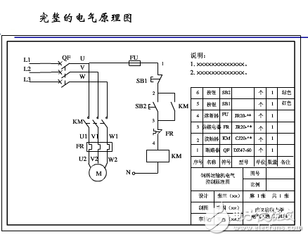 電氣原理圖的繪制原則 