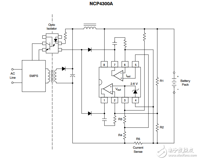 雙運算放大器電壓參考NCP4300ADR2G