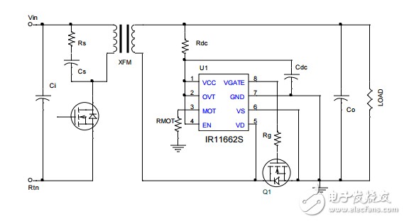 先進的smartrectifiertm控制集成電路IR11662S