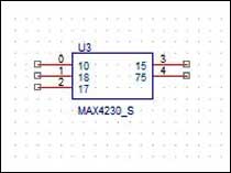 為MAX4230開發的實例符號