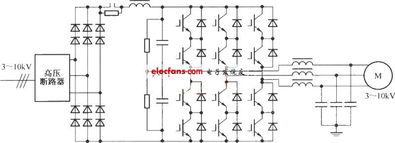 高壓變頻器的拓撲電路