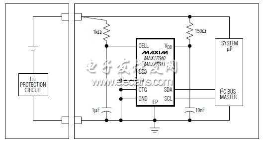 MAX17040,MAX17041數據資料