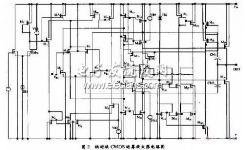 軌對軌運算放大器電路