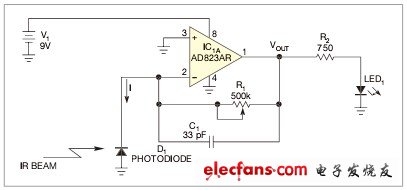 目視驗證IR脈沖的電路