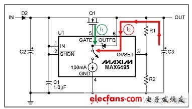 典型的限壓電路提供輸出電容放電通道