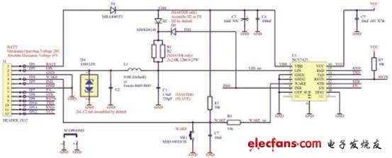 評(píng)估板NCV74250V1GEVB電路圖