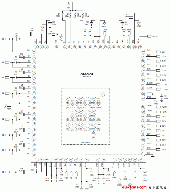 max2079應用電路圖