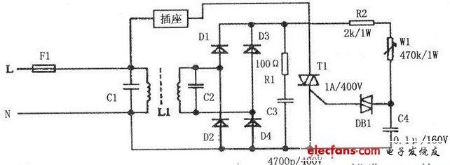 用廢舊電子節能燈巧作電壓調節控制器