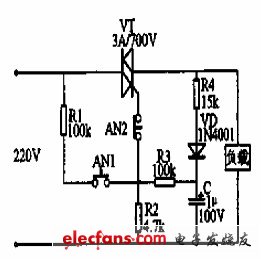 停電自鎖開關電路