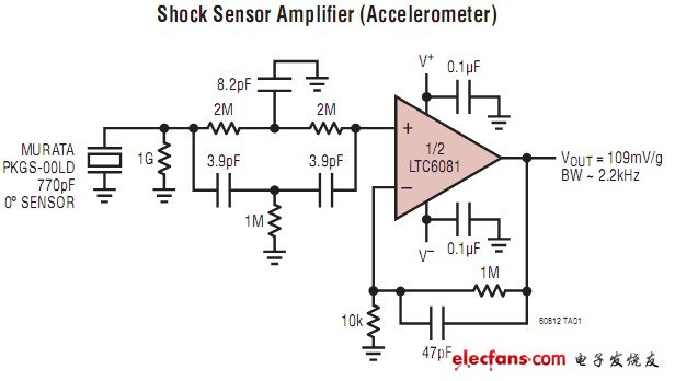 LTC6081的典型應用電路圖