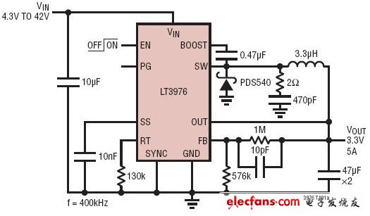 降壓型轉換器電路圖