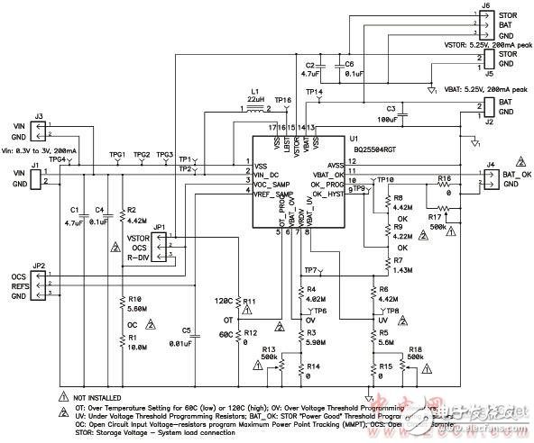 BQ25504設計原理圖