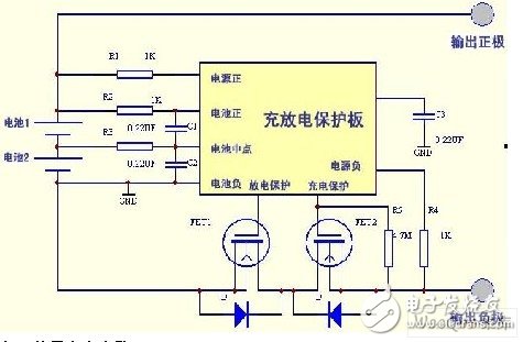 鋰電池的保護電路