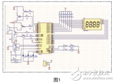 本系統采用的是AT89C51，小電子產品用51，硬件設計電路如圖1所示。